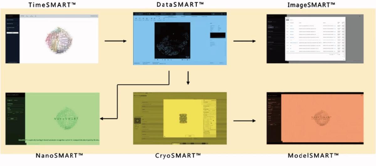 The SMART software series, developed by Shuimu BioSciences, is the only tool platform in the industry that comprehensively covers the entire process of cryoEM data computation.
